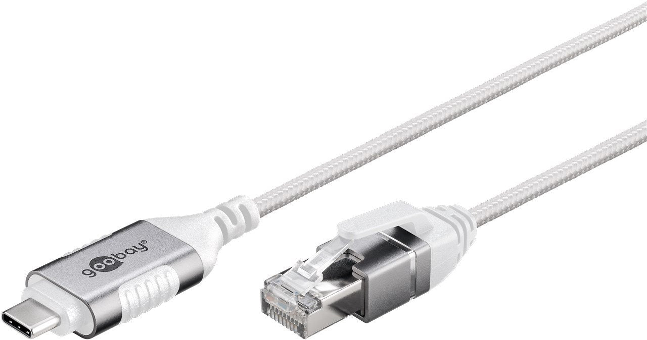 EAN 4040849743917 - Goobay 74391 cambiador de género para cable USB 3.1 type A RJ45 Blanco imagen 3