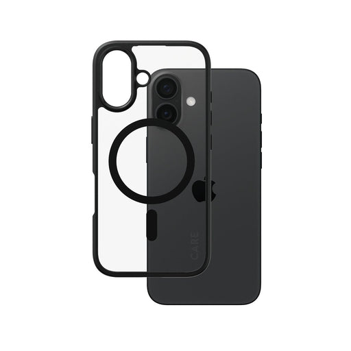 EAN 5715685004230 - PanzerGlass CARE™ by ® Urban Combat Case Transparent w. Black Frame & MagSafe iPhone 16 funda para teléfo imagen 1