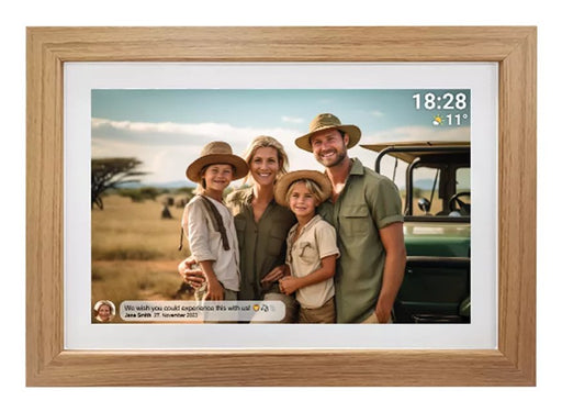 EAN 5706751066139 - Denver PFF-1042LWMK2 marco fotográfico digital Madera 25,6 cm (10.1") Pantalla táctil Wifi imagen 1