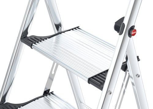 EAN 4007126430342 - Hailo LivingStep Comfort Plus Escalera taburete Aluminio, Negro imagen 5