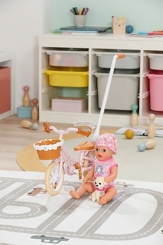 EAN 4001167840160 - BABY born @ Bike with Lucky Juego de bicicleta para muñecas imagen 10