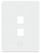 EAN 810177164098 - Ubiquiti UACC-WP-KEYSTONE-V-2P placa de pared y cubierta de interruptor Blanco imagen 1