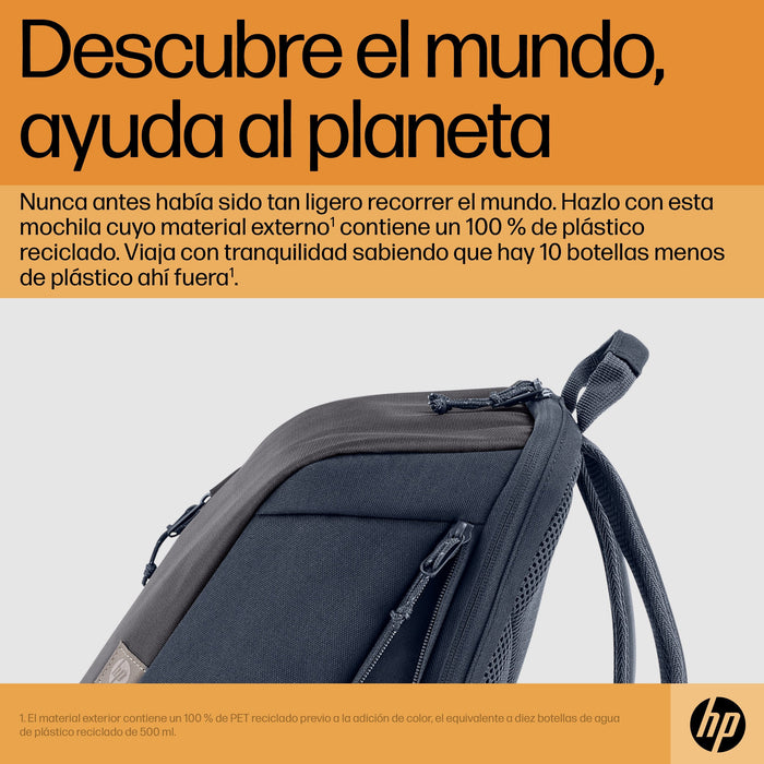EAN 0196548945498 - HP Travel 18 Liter 15.6 Iron Gray Laptop Backpack 39,6 cm (15.6") Azul, Gris imagen 5