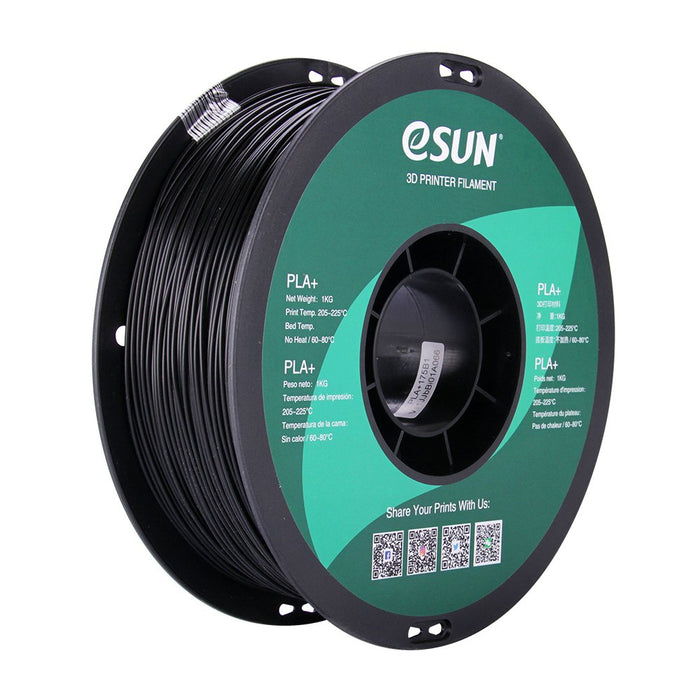 EAN 6922572219021 - eSUN PLA+175B1 material de impresión 3d Ácido poliláctico plus (PLA+) Negro 1 kg imagen 2