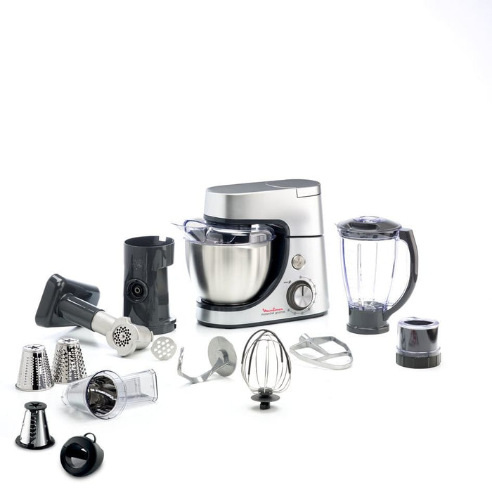 EAN 3016661153631 - Moulinex QA519D robot de cocina 1100 W 4,6 L Plata Balanza integrada imagen 3