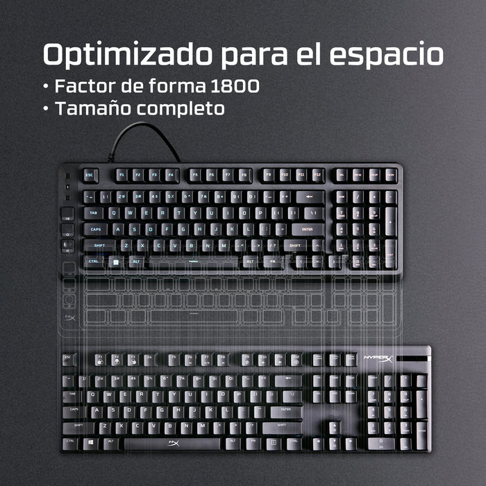 EAN 0198990307879 - HyperX Eve 1800 teclado Juego USB Negro imagen 4