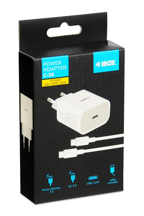 EAN 5903968681036 - iBox ILUC39W cargador de dispositivo móvil Universal Blanco Corriente alterna Carga rápida Interior imagen 7