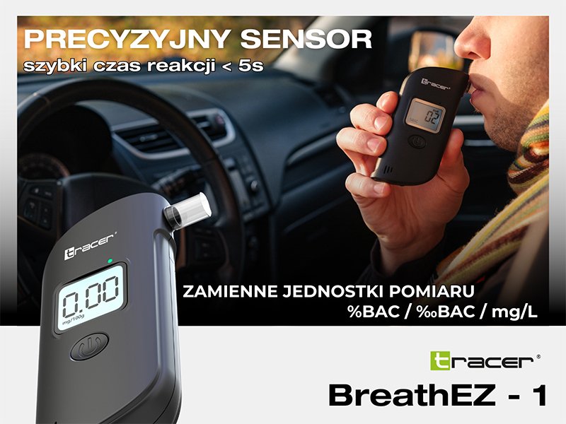 EAN 5907512875353 - Tracer BreathEZ-1 Negro Precise semiconductor sensor Pantalla incorporada imagen 8