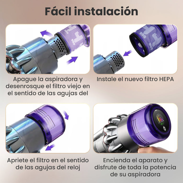 EAN 5907207223100 - Extralink FILTRY DO ODKURZACZY 3 PCS DYSON V11/SV14/SV15/SV16/SV17 STICK Filtro Aspiradora sin cables imagen 13