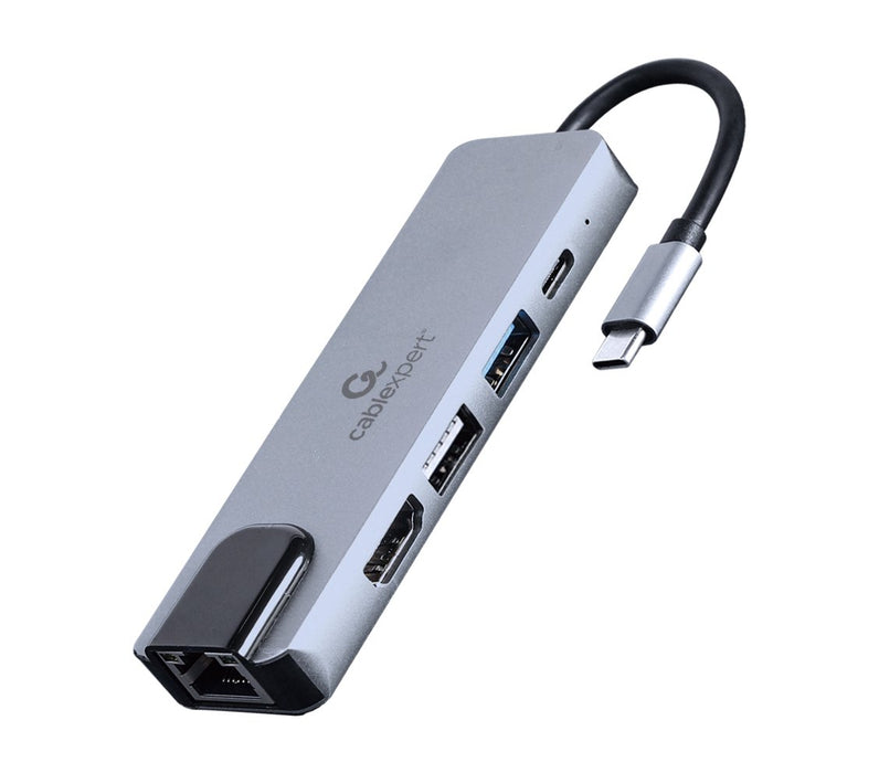 EAN 8716309124270 - Gembird A-CM-COMBO5-04 base para portátil y replicador de puertos Alámbrico USB 3.2 Gen 1 (3.1 Gen 1) Typ imagen 2