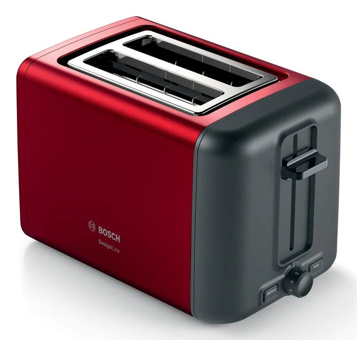 EAN 4242005218738 - Bosch TAT3P424DE tostadora 2 rebanada(s) 970 W Negro, Rojo imagen 1