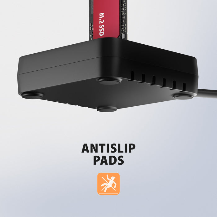 EAN 8595247909534 - Axagon ADSA-M2C11L base de conexión para disco duro USB 3.2 Gen 2 (3.1 Gen 2) Type-C Negro imagen 8