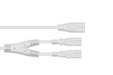 EAN 4066857003256 - Kabelmeister SK0877-W003 cable de transmisión Blanco 0,3 m C8 acoplador 2 x C7 coupler imagen 3