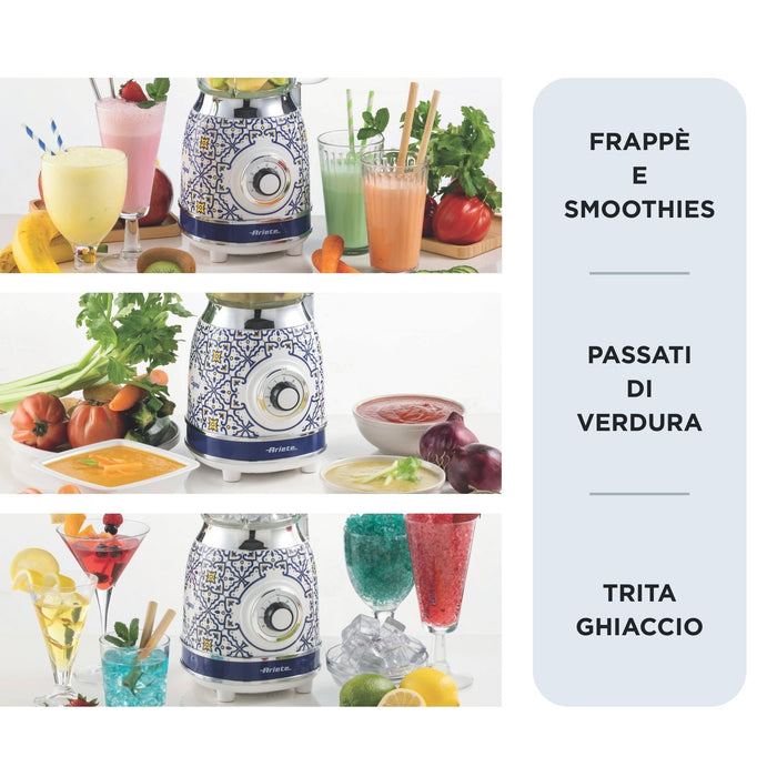 EAN 8003705122888 - Ariete 0583/0C 1,5 L Batidora de vaso 1000 W Blanco, Azul claro imagen 4