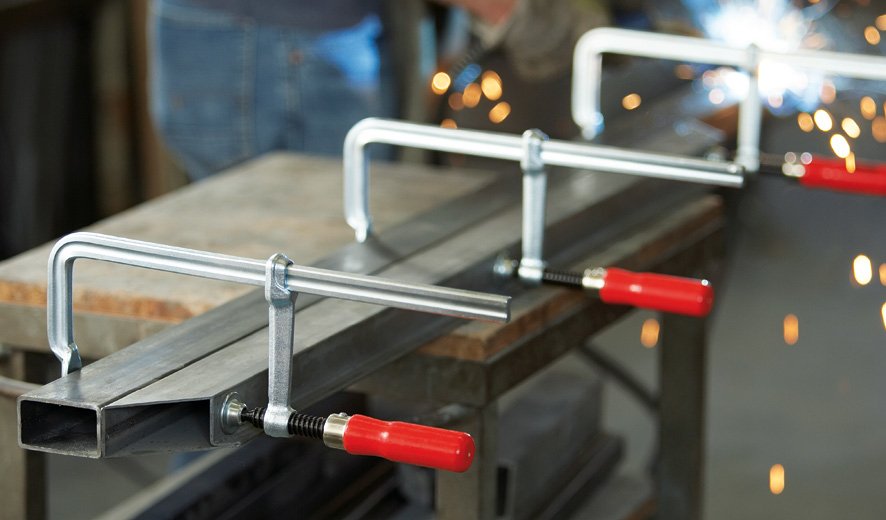 EAN 4008158024585 - BESSEY GS10 abrazadera Abrazadera en F 10 cm Aluminio, Rojo imagen 3