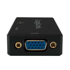 EAN 4052792046168 - LogiLink CV0109 adaptador de cable de vídeo 0,15 m DisplayPort VGA + HDMI + DVI Negro imagen 4
