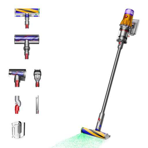 EAN 5025155088180 - Dyson V12 Detect Slim Absolute Aspiradora escoba 2 en 1 Batería Secar Sin bolsa 0,35 L 545 W Níquel, Amar imagen 1