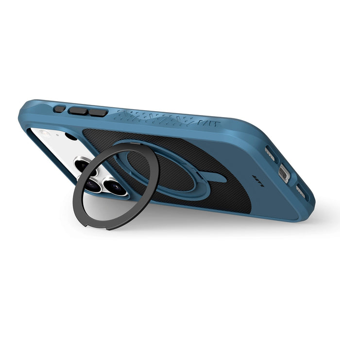 EAN 4895206945554 - LAUT CARBON MATTER funda para teléfono móvil 17,5 cm (6.9") Negro, Azul imagen 3