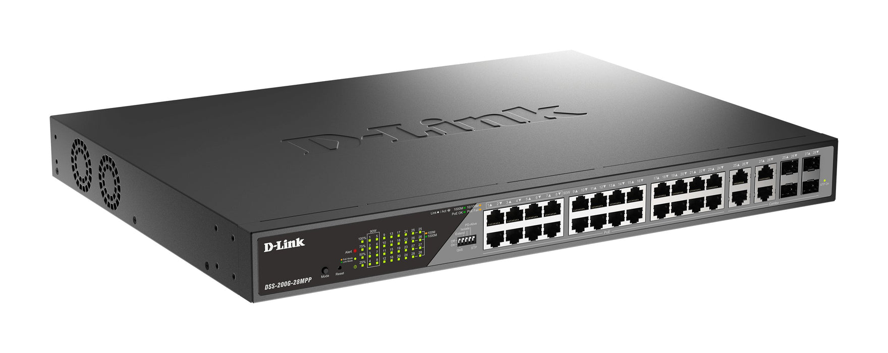 EAN 0790069471803 - D-Link DSS-200G-28MP switch Gestionado L2 Gigabit Ethernet (10/100/1000) Energía sobre Ethernet (PoE) 1U  imagen 3