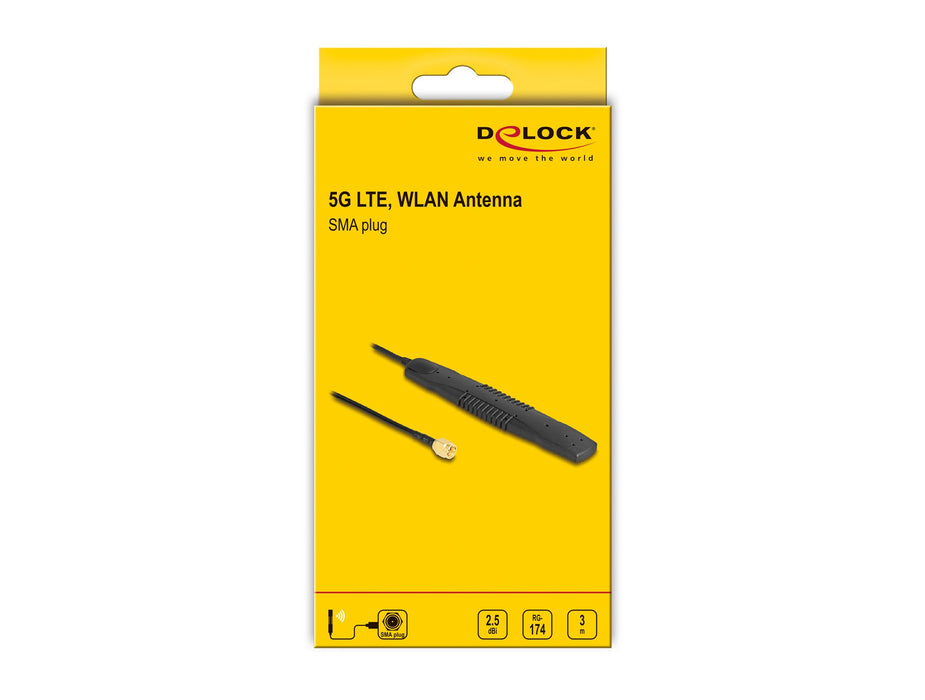 EAN 4043619901012 - DeLOCK 90101 antena para red Antena omnidireccional imagen 3