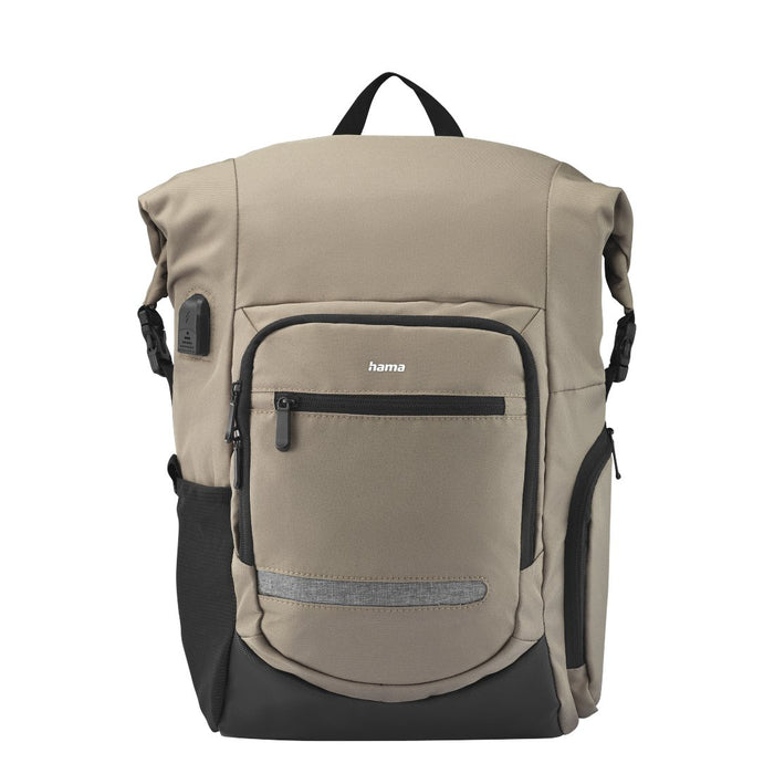 EAN 4047443499929 - Hama Terra 39,6 cm (15.6") Mochila Beige, Negro imagen 5