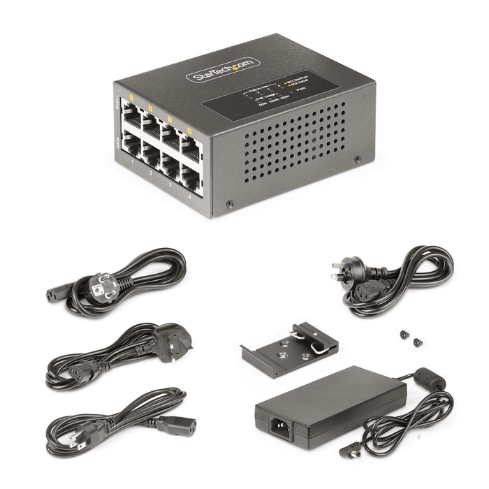 EAN 0065030900928 - StarTech.com AS445C-POE-INJECTOR adaptador e inyector de PoE 2.5 Gigabit Ethernet, 5 Gigabit Ethernet, Et imagen 12