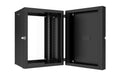 EAN 5715063210604 - Lanview RWP16U45BL-D armario rack 16U Bastidor de pared Negro imagen 2