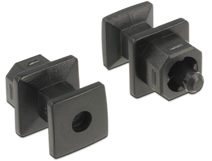 EAN 4043619640232 - DeLOCK 64023 tapa de seguridad para enchufe Negro 10 pieza(s) imagen 1