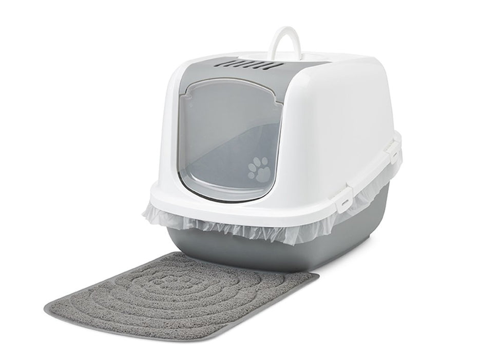 EAN 5411388020019 - Savic Nestor Jumbo Gato Caja de arena con cubierta Gris, Blanco imagen 6