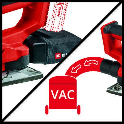 EAN 4006825642728 - Einhell TE-OS 18/230 Li Solo Lijadora de hoja 11000 RPM 22000 OPM Negro, Rojo imagen 5