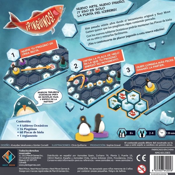 EAN 8435407642058 - Asmodee ¡Pingüinos! ¡Pingüinos! 20 min Juego de mesa Familia imagen 4