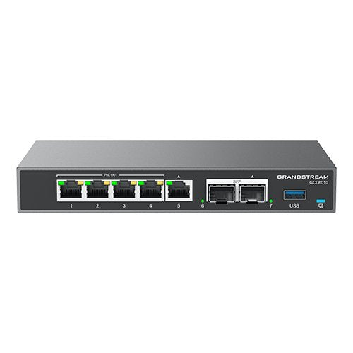EAN 6947273705154 - Grandstream Networks GCC6010 switch Gigabit Ethernet (10/100/1000) Energía sobre Ethernet (PoE) Negro, Pl imagen 1