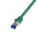 EAN 4052792056143 - LogiLink C6A025S cable de red Verde 0,5 m Cat6a S/FTP (S-STP) imagen 1