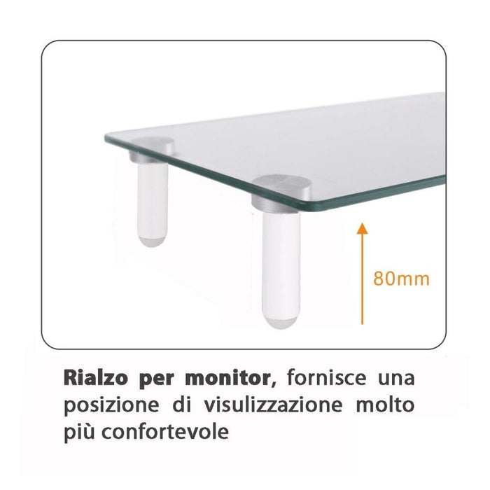 EAN 8054529028504 - Techly ICA-MS 461 soporte para monitor 81,3 cm (32") Escritorio Transparente imagen 18