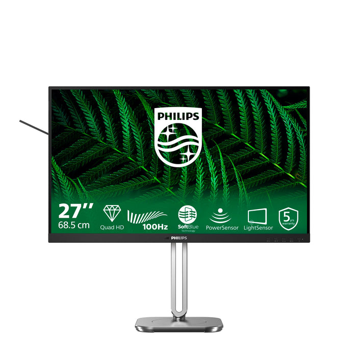 EAN 8721038001785 - Philips 5000 series 27B2G5500/00 pantalla para PC 68,6 cm (27") 2560 x 1440 Pixeles Quad HD LCD Antracita imagen 1