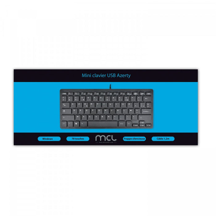 EAN 3700224756628 - MCL ACK-600U/N teclado Universal USB AZERTY Francés Negro imagen 4