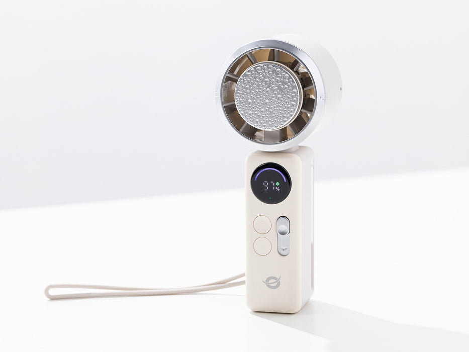 EAN 4015867244999 - Conceptronic AERIVA03C ventilador y nebulizador personal de mano Crema de color Ventilador de mano imagen 4