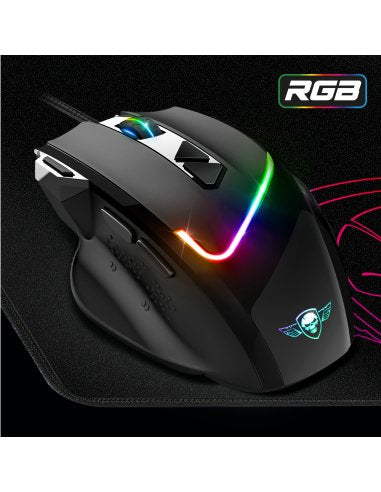 EAN 3700104445949 - Spirit of Gamer PRO-M3 RGB ratón Juego mano derecha USB tipo A Óptico 7200 DPI imagen 4