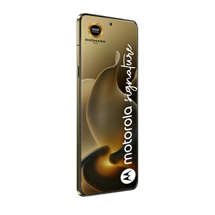 EAN 840493604893 - Motorola signature 17,2 cm (6.78") SIM doble Android 16.0 5G USB Tipo C 16 GB 512 GB 5200 mAh Oro imagen 4