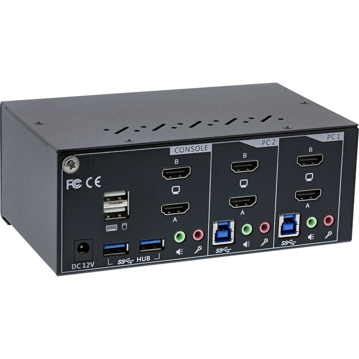 EAN 4043718284726 - InLine 62652I interruptor KVM Negro, Gris imagen 2