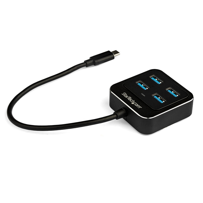 EAN 65030878692 - StarTech.com HB31C4AB hub de interfaz USB 3.2 Gen 2 (3.1 Gen 2) Type-C 10000 Mbit/s Negro imagen 1