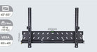 EAN 5711783909552 - Vivolink VLMW4065T soporte para TV 165,1 cm (65") Negro imagen 1