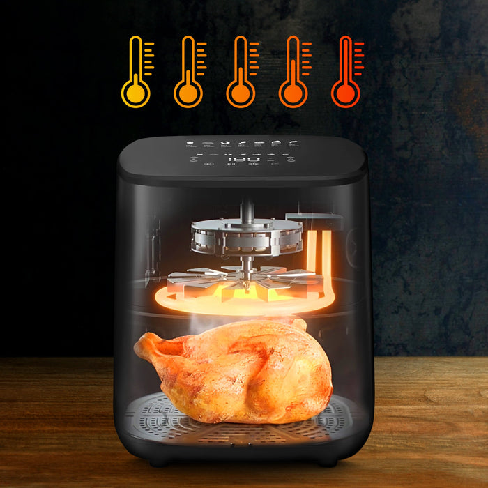 EAN 5907207221779 - Extralink Home SJ-500 5L Sencillo 1500 W Freidora de aire caliente Negro imagen 8