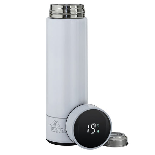 EAN 5905090335825 - Extralink MUG-SMART500 WHITE taza de viaje 500 ml Acero inoxidable imagen 1