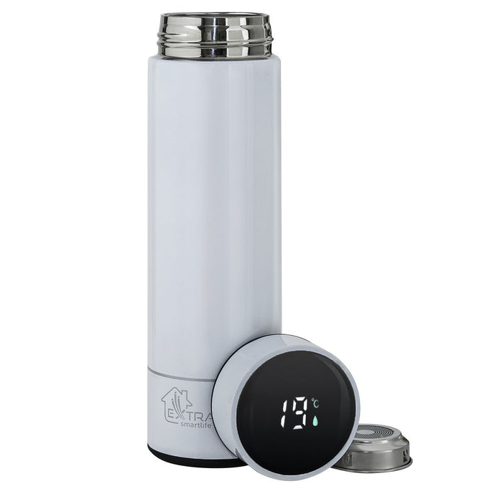 EAN 5905090335825 - Extralink MUG-SMART500 WHITE taza de viaje 500 ml Acero inoxidable imagen 1