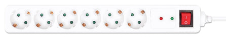 EAN 0766623168311 - Manhattan 168311 base múltiple 2 m 6 salidas AC Interior Blanco imagen 4