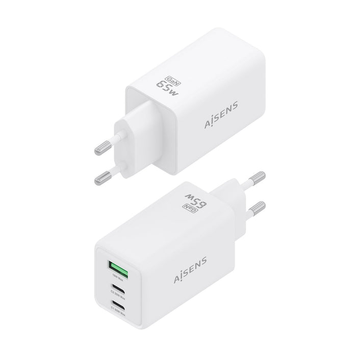 EAN 8435739903940 - AISENS ASCH-65W3P072-W cargador de dispositivo móvil Cámara digital, GPS, Teléfono móvil, Portátil, Smart imagen 3