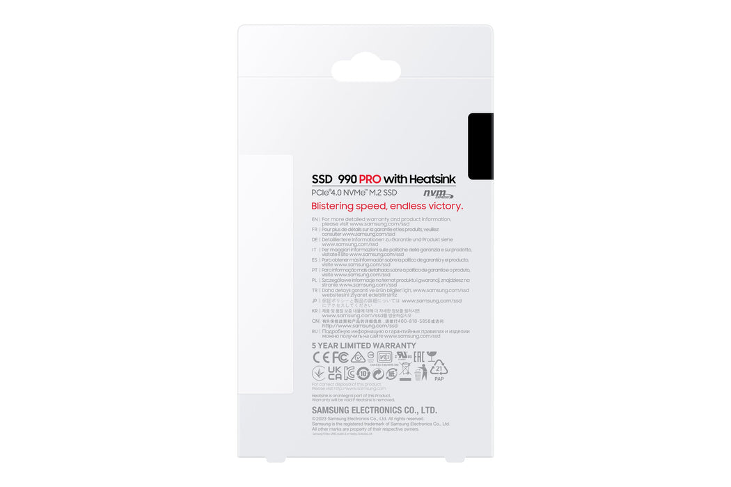 EAN 8806094594652 - Samsung MZ-V9P2T0 2 TB M.2 PCI Express 4.0 NVMe V-NAND MLC imagen 9