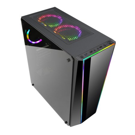 EAN 6950376774675 - REDRAGON Tailgate GC-702 Midi Tower Negro, Transparente imagen 5