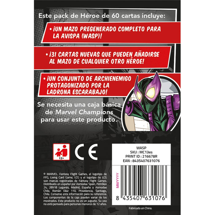 EAN 8435407631076 - Asmodee Wasp 90 min Juego De Cartas imagen 2